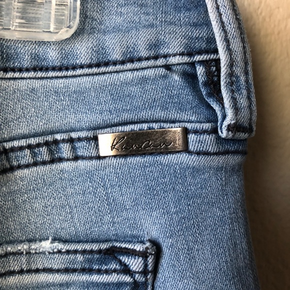 KANCAN WOMENS JEANS FLARE LEG SIZE 11 - Picture 3 of 5